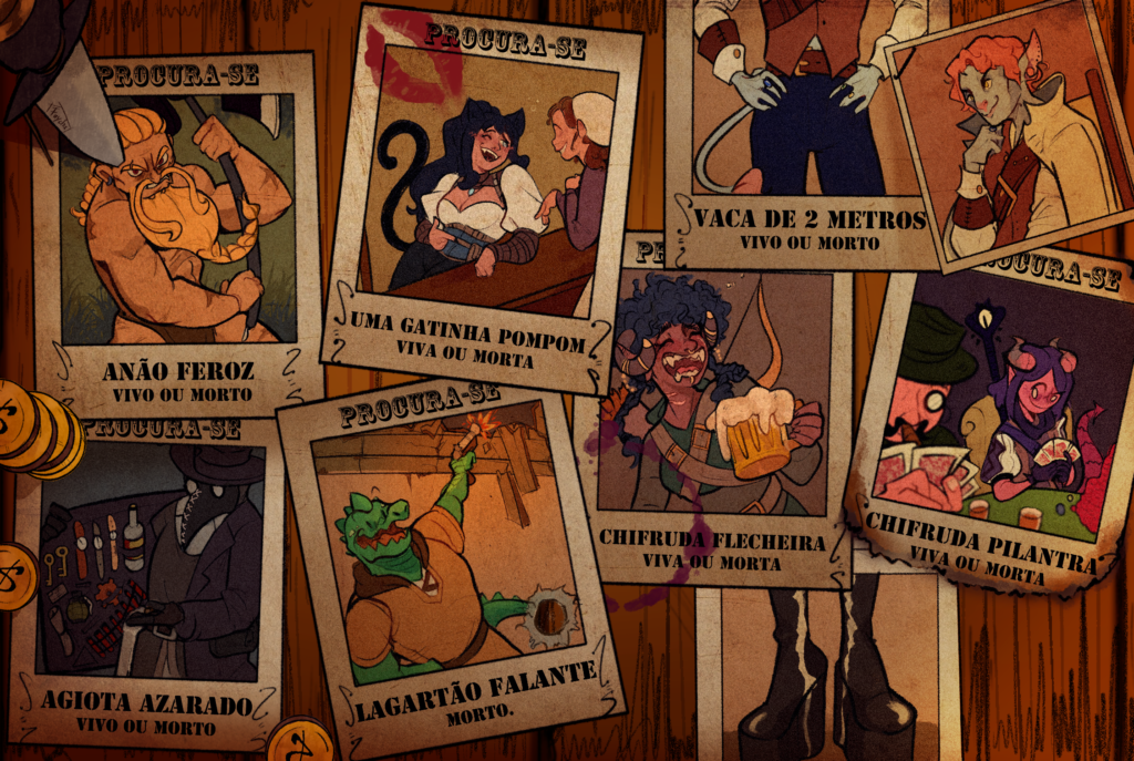 D&D cartazes de procurados Redimensionado